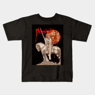 PERCEVAL LEGEND /QUEST OF HOLY GRAIL Red Black Fantasy Kids T-Shirt